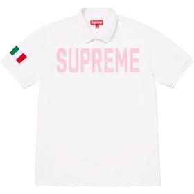 Supreme Twill Appliqué Polo White