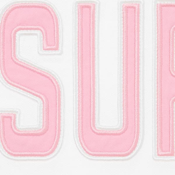 Supreme Twill Appliqué Polo - White (front)