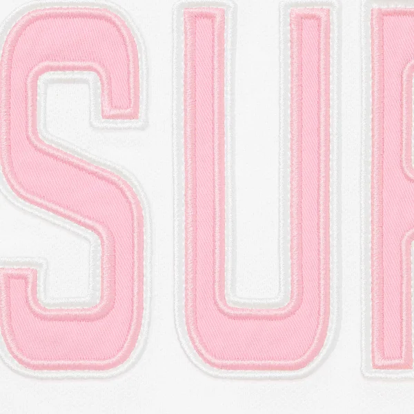 Supreme Twill Appliqué Polo - White (front)