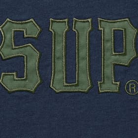 Supreme Twill Appliqué S/S Top Navy