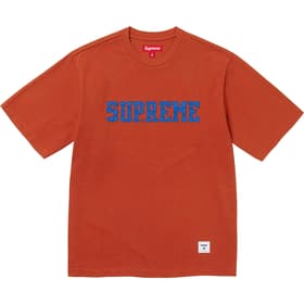 Supreme Twill Appliqué S/S Top Orange