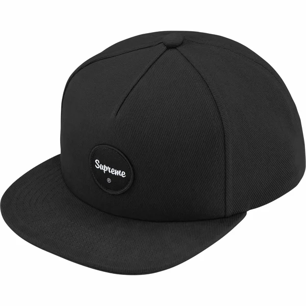 Supreme Twill Patch 5-Panel - Black (front)