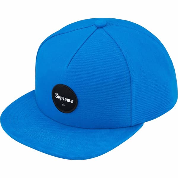 Supreme Twill Patch 5-Panel - Bright Blue (front)