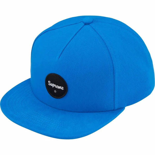 Supreme Twill Patch 5-Panel - Bright Blue (front)