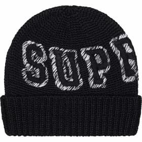 Supreme Twist Beanie Black