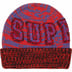 Supreme Twist Beanie - Red (front)