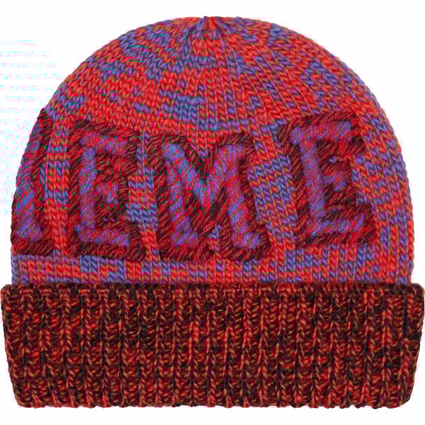 Supreme Twist Beanie - Red (front)