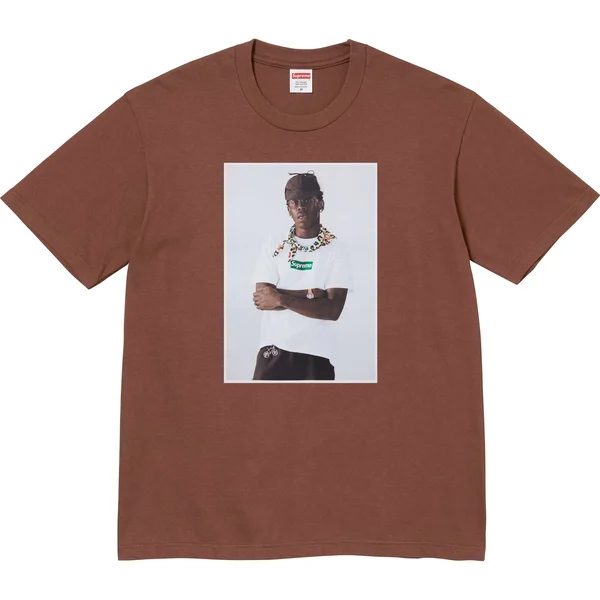 Supreme Tyler, The Creator Tee - Brown (front)