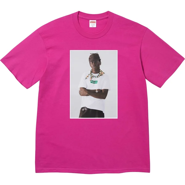 Supreme Tyler, The Creator Tee - Magenta (front)