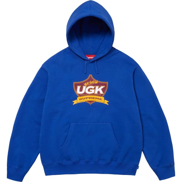 Supreme UGK Hooded Sweatshirt - Royal (front)
