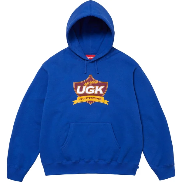 Supreme UGK Hooded Sweatshirt - Royal (front)
