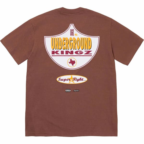Supreme UGK Super Tight Tee - Brown (front)