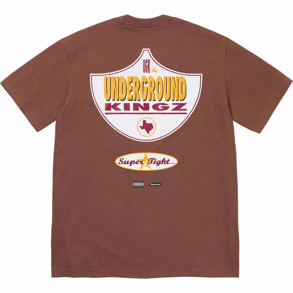 Supreme UGK Super Tight Tee - Brown (front)