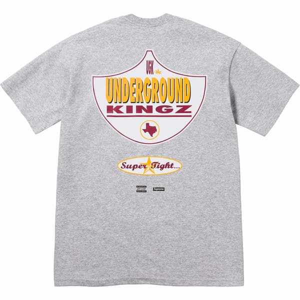 Supreme UGK Super Tight Tee - Heather Grey (front)