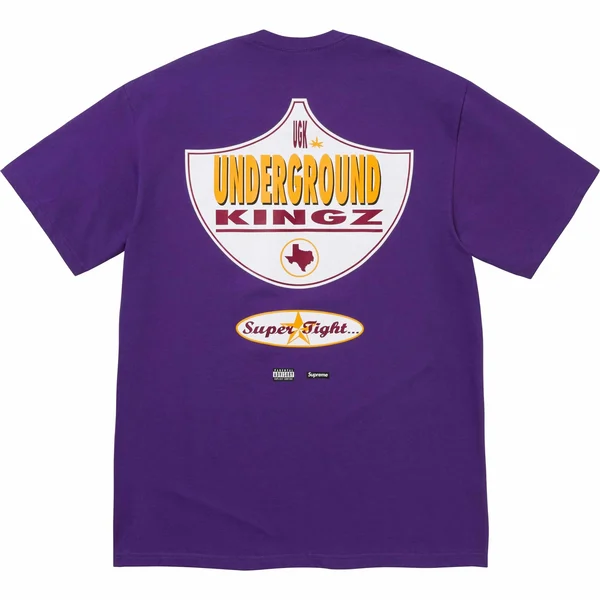 Supreme UGK Super Tight Tee - Purple (front)