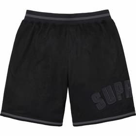 Supreme Ultrasuede Mesh Short Black