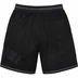 Supreme Ultrasuede Mesh Short - Black (front)