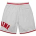 Supreme Ultrasuede Mesh Short - Grey (front)