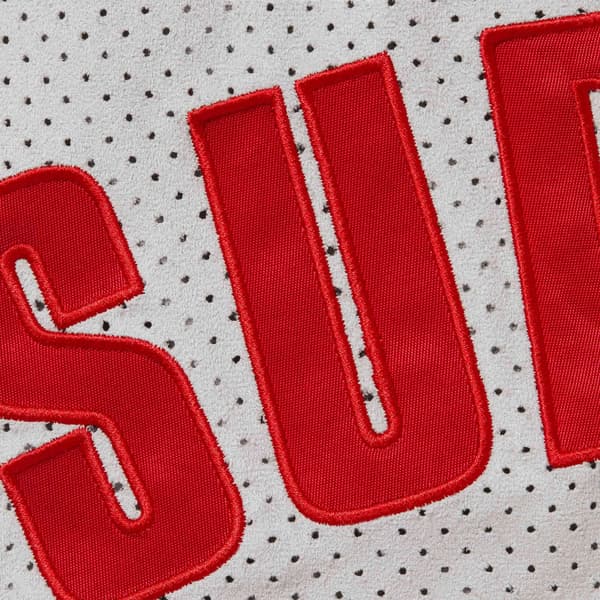 Supreme Ultrasuede Mesh Short - Grey (front)