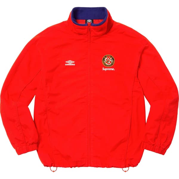 Supreme Umbro Cotton Ripstop Track Jacket - Red (front)