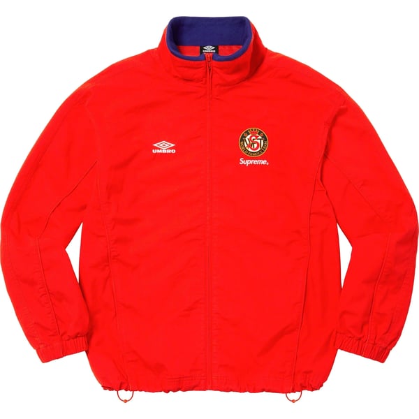 Supreme Umbro Cotton Ripstop Track Jacket - Red (front)