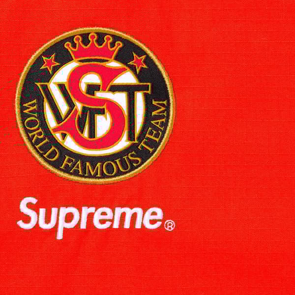 Supreme Umbro Cotton Ripstop Track Jacket - Red (front)