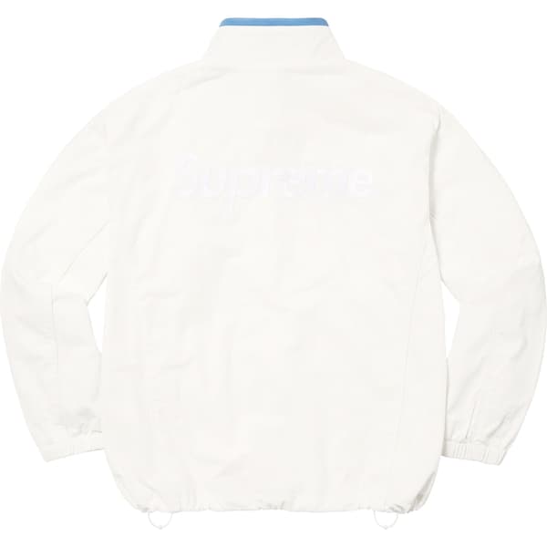 Supreme Umbro Cotton Ripstop Track Jacket - White (front)