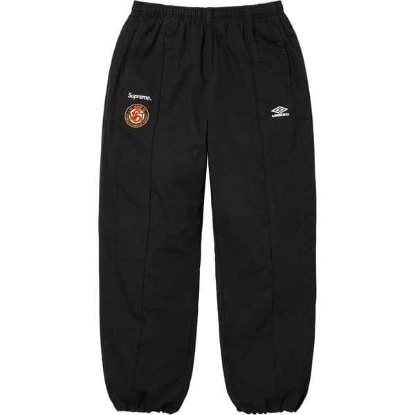 Supreme Umbro Cotton Ripstop Track Pant - Black (front)