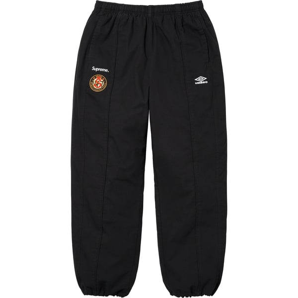 Supreme Umbro Cotton Ripstop Track Pant - Black (front)