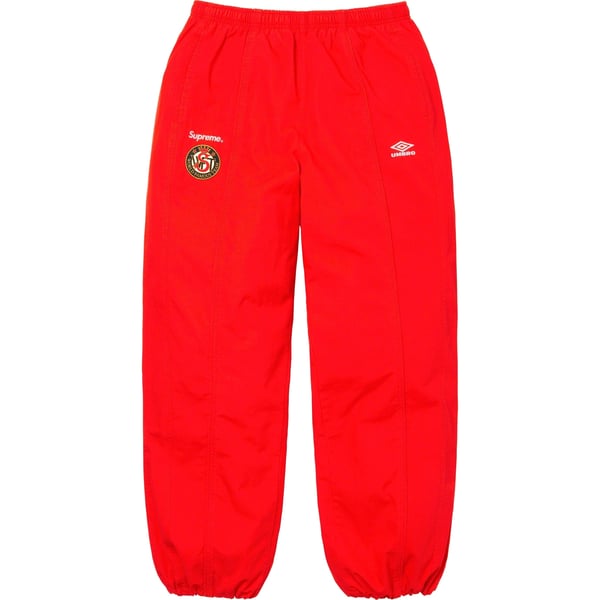 Supreme Umbro Cotton Ripstop Track Pant - Red (front)