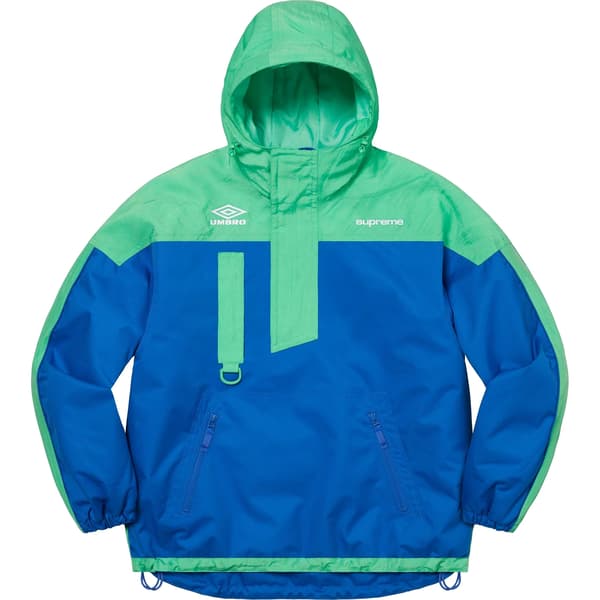 Supreme Umbro Hooded Anorak - Royal (front)