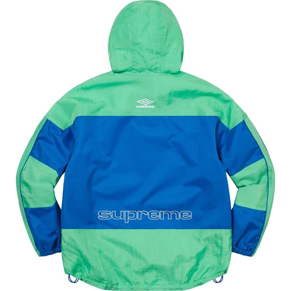Supreme Umbro Hooded Anorak - Royal (front)