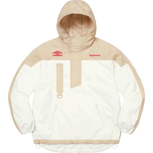 Supreme Umbro Hooded Anorak - White (front)