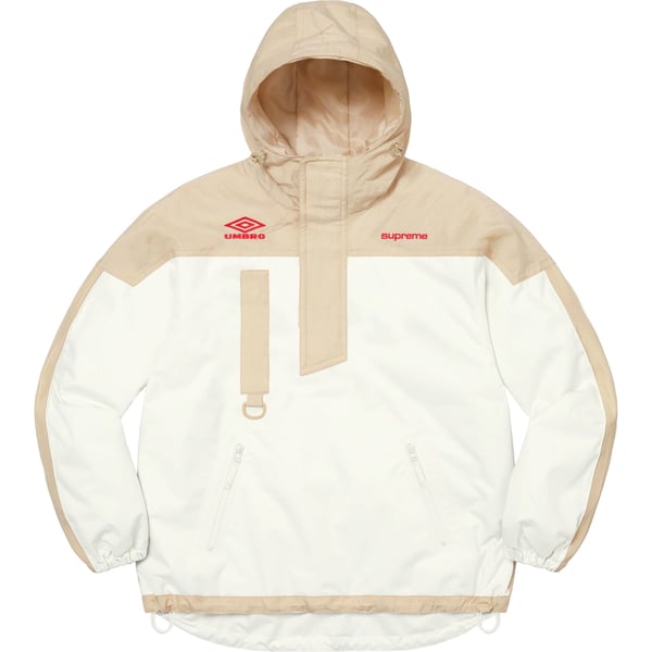 Supreme Umbro Hooded Anorak - White (front)