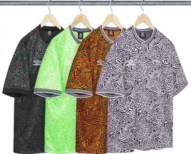 Supreme Umbro Jacquard Animal Print Soccer Jersey