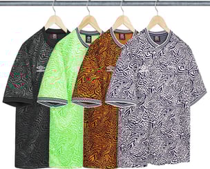 Supreme Umbro Jacquard Animal Print Soccer Jersey
