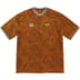 Supreme Umbro Jacquard Animal Print Soccer Jersey - Orange (front)