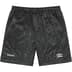 Supreme Umbro Jacquard Animal Print Soccer Short - Black (front)