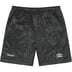 Supreme Umbro Jacquard Animal Print Soccer Short - Black (front)