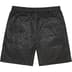 Supreme Umbro Jacquard Animal Print Soccer Short - Black (front)