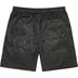Supreme Umbro Jacquard Animal Print Soccer Short - Black (front)