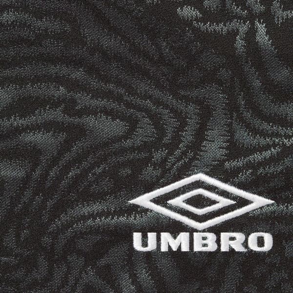 Supreme Umbro Jacquard Animal Print Soccer Short - Black (front)