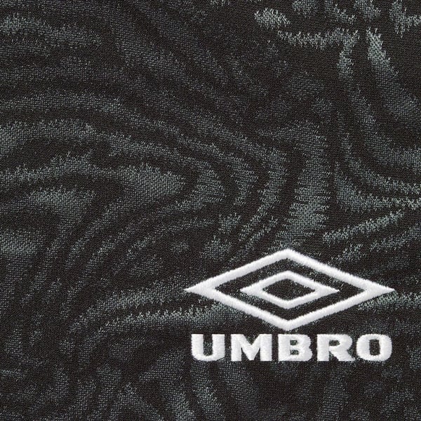 Supreme Umbro Jacquard Animal Print Soccer Short - Black (front)