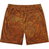 Supreme Umbro Jacquard Animal Print Soccer Short - Orange (front)