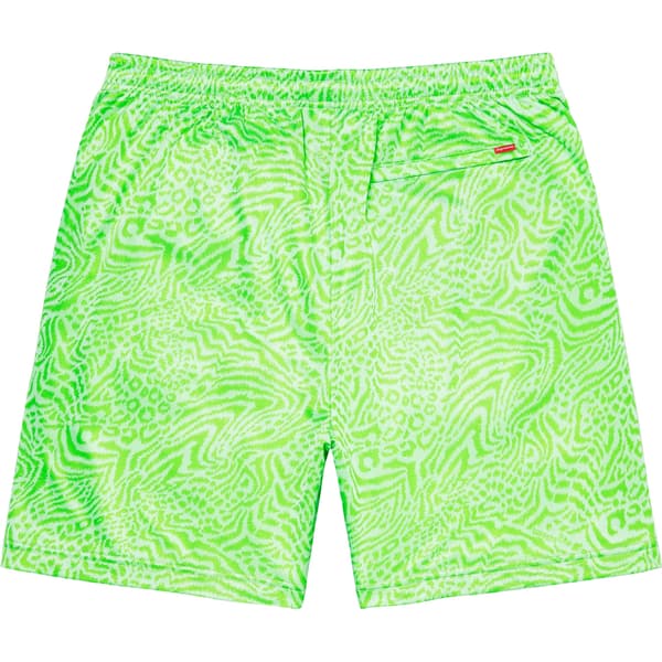Supreme Umbro Jacquard Animal Print Soccer Short - White (front)