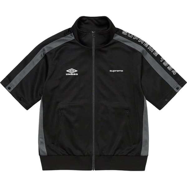 Supreme Umbro Snap Sleeve Jacket - Black (front)