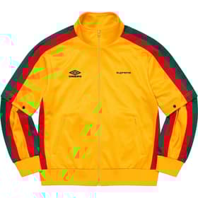 Supreme Umbro Snap Sleeve Jacket Yellow
