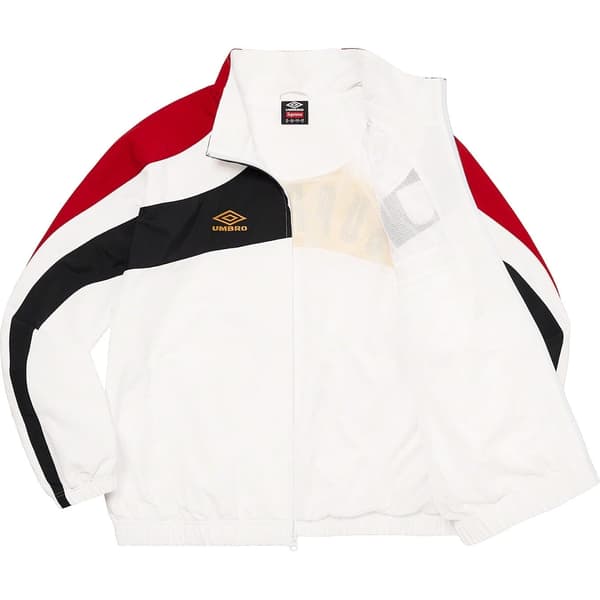 Supreme Umbro Track Jacket - White (front)