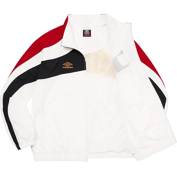 Supreme Umbro Track Jacket - White (front)