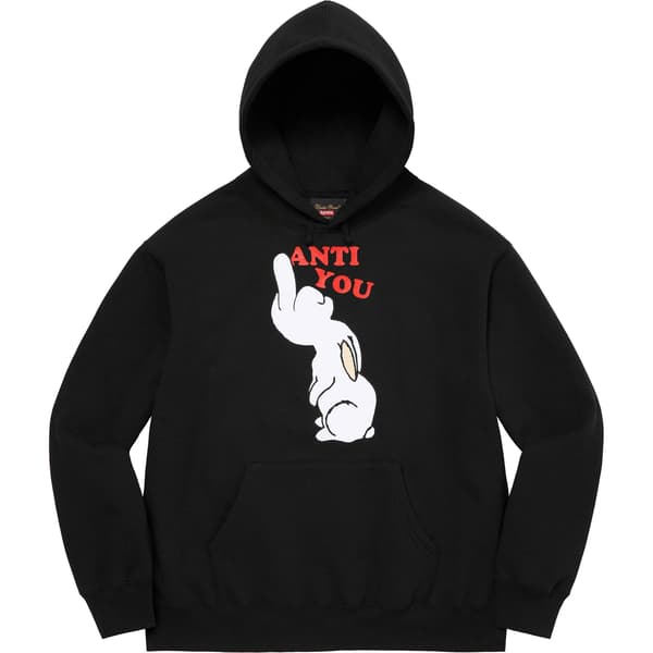 Supreme UNDERCOVER Anti You Hooded Sweatshirt - Black (front)